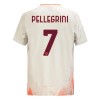 Maillot de Supporter AS Roma Pellegrini 7 Extérieur 2024-25 Pour Homme